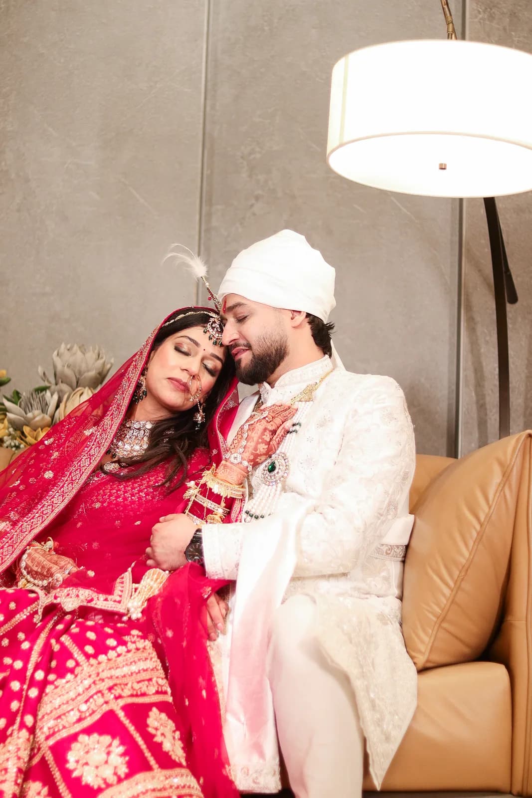 Traditional Indian wedding details: henna, jewellery, and ceremonial accessories.